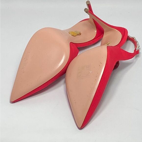 Aquazzura Love Link Slingback Pumps size 40 - Picture 13 of 14